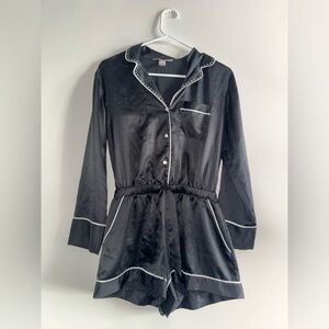 victoria’s secret silk sleep romper